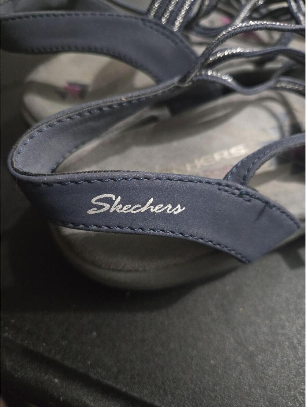 Skechers Reggae Slim Women's Strappy Sandals Size 8 - Picture 4 of 5
